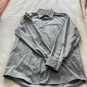 Grey men’s dress shirt, Calvin Klein